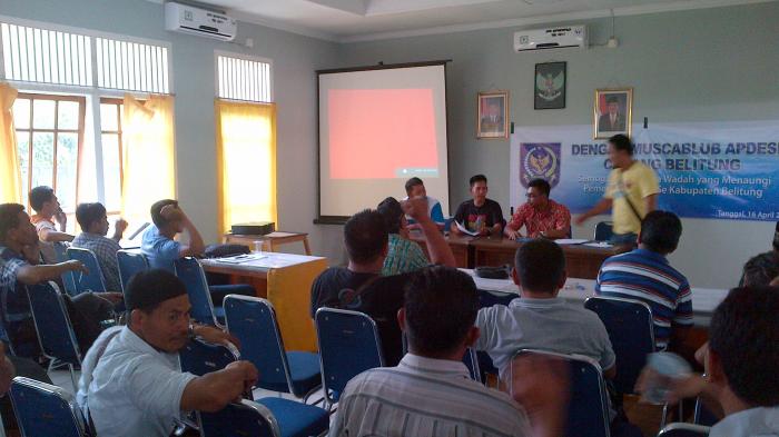 Haryadi Ketua Apdesi Belitung Periode 2016-2021