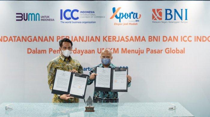 Dorong Pelaku UMKM Go Global, BNI Jalin Kerjasama dengan ICC Indonesia
