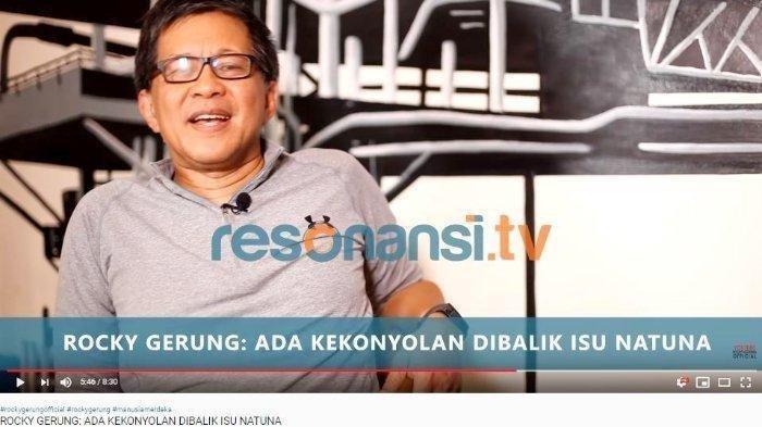 Respon Rocky Gerung Soal PDIP Dorong Risma Gantikan Anies Baswedan: Jadi Kepala Pengatur Lalu Lintas