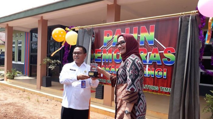 Komisioner KPU RI Resmikan Rumah Pintar Pemilu KPU Beltim