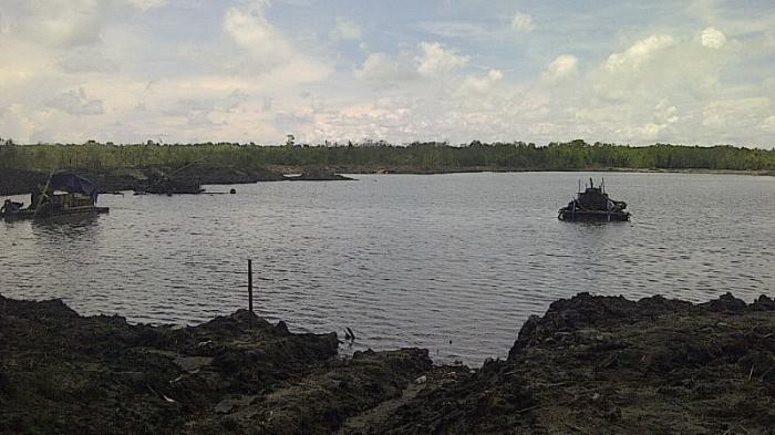 TI Rajuk Ditertibkan, Pekerja Tambang Timah Ilegal Kocar-kacir