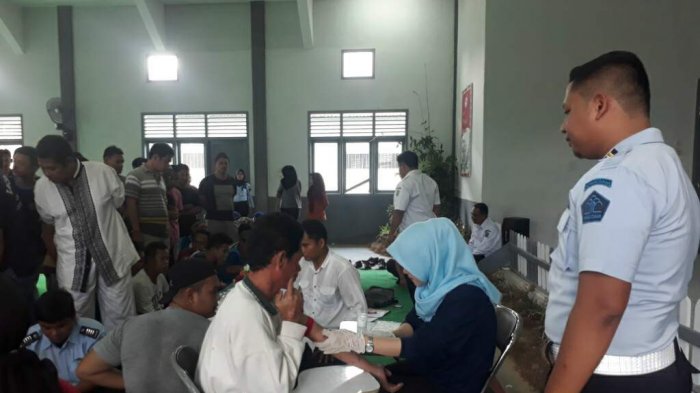Warga Binaan Lapas Tanjungpandan Screening HIV AIDS