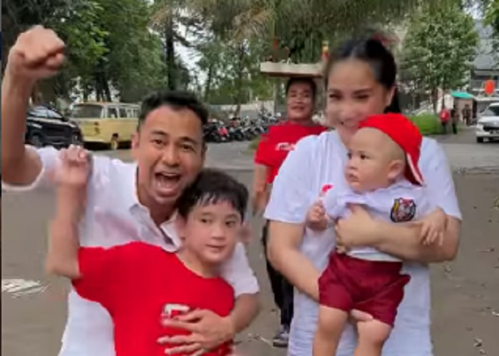 Begini Kehebohan Nagita Slavina dan Raffi Ahmad Rayakan 17 Agustus, Bagi-bagi Duit