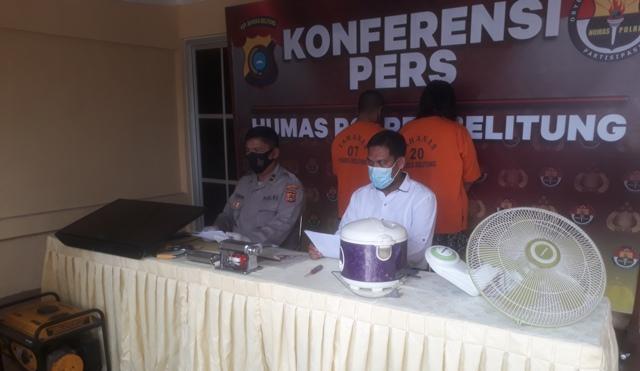 Suami Istri di Belitung Ini Kompak Mencuri, Alasan Terdesak Kebutuhan Sehari-hari