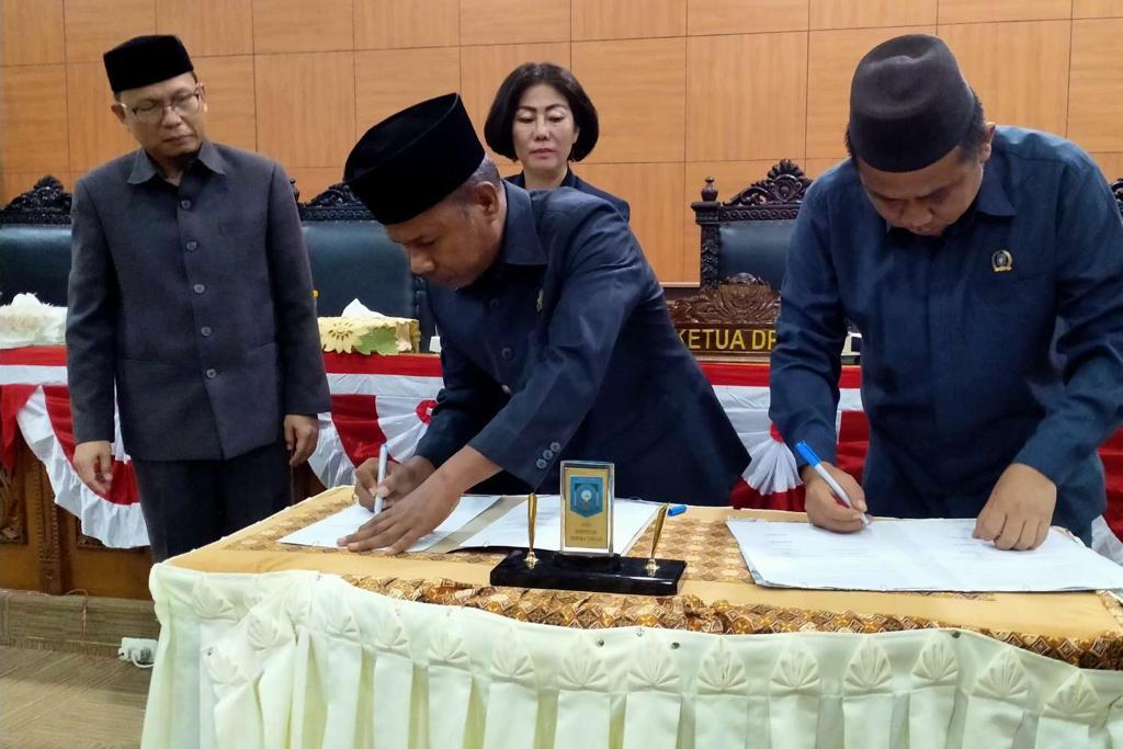 Penandatanganan Nota Kesepakatan RKUA-PPAS Perubahan APBD 2023, Algafry: Semoga Bawa Kesejahteraan