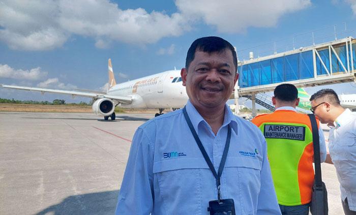 Jelang Akhir Tahun 2023, Kepadatan Penumpang di Bandara Depati Amir Meningkat