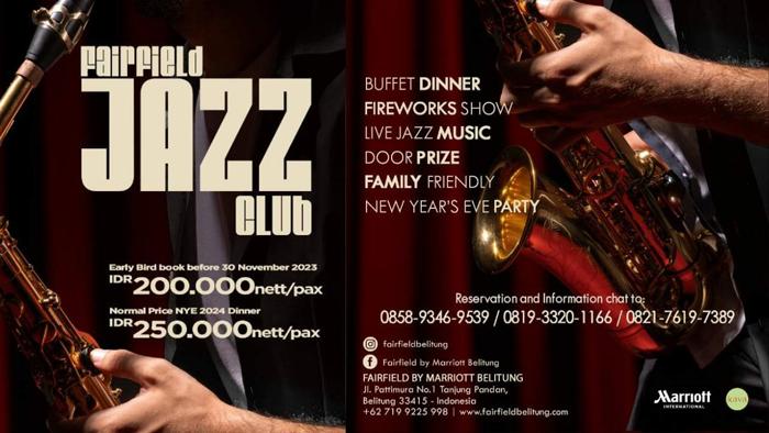 Rayakan Malam Tahun Baru di Hotel Fairfield By Marriott Belitung, Pesan Lebih Awal Ada Harga Khusus