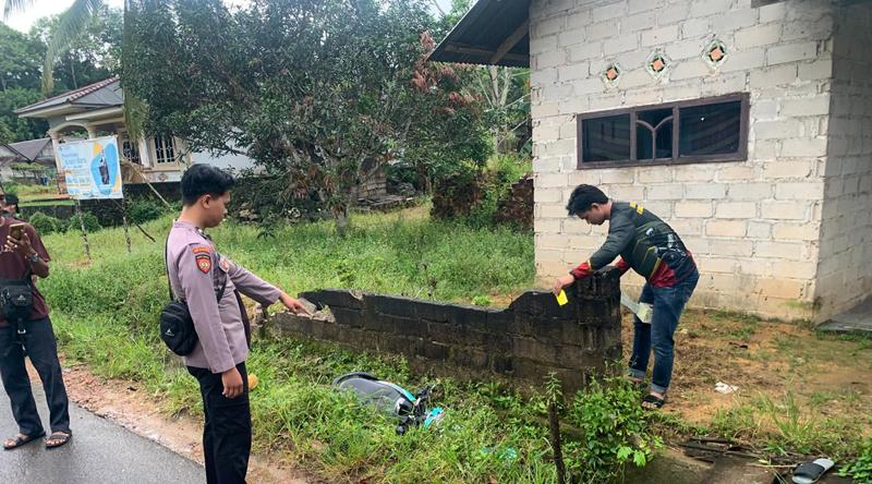 Mayat Laki-laki yang Ditemukan Dekat TPS di Parittiga Bangka Barat Diduga Akibat Alami Laka Tunggal
