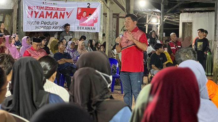 Kamarudin Muten Raup Dukungan di Beltim: Apa yang Datang dari Hati Akan Sampai ke Hati
