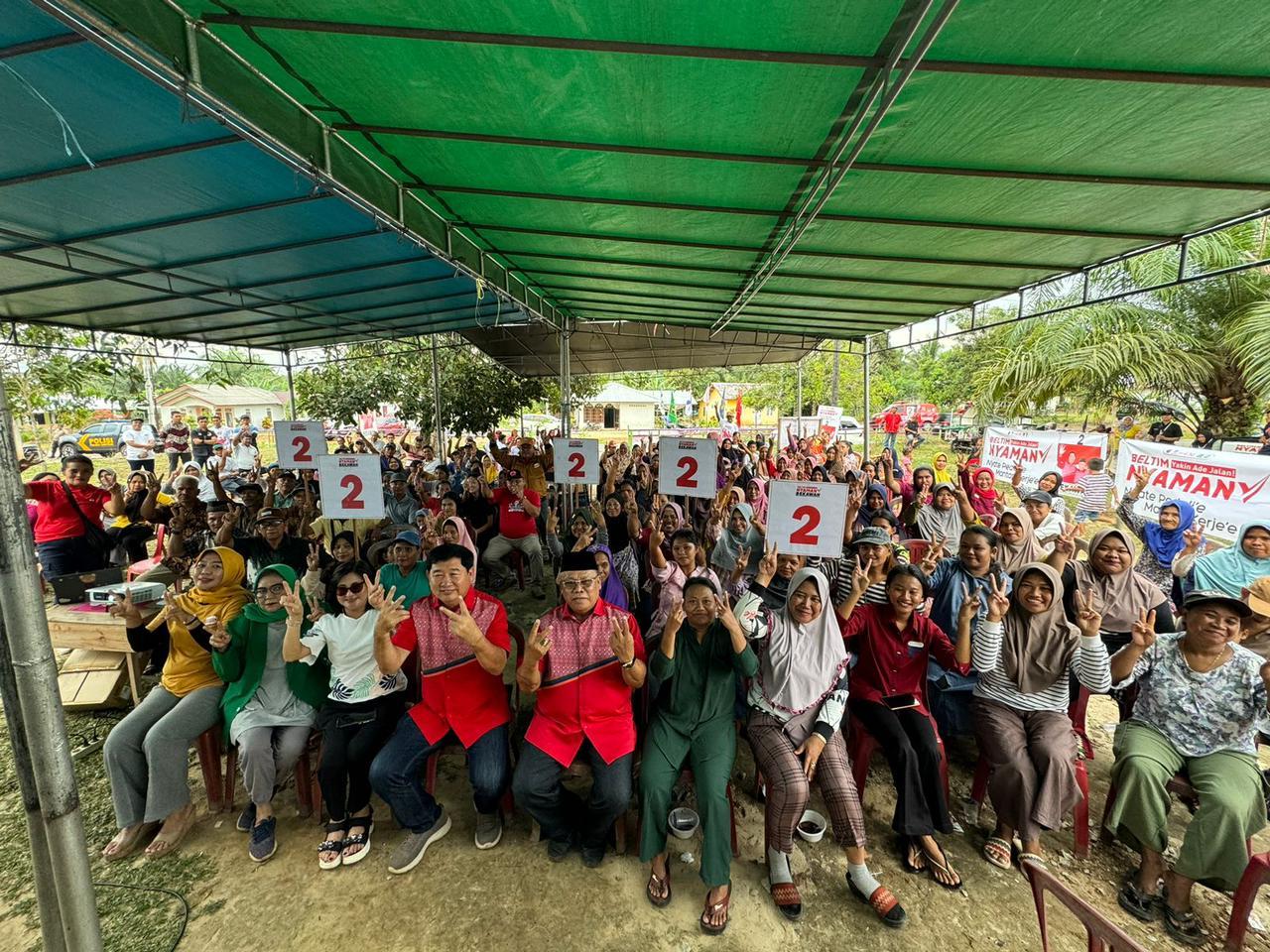 Tokoh Agama Desa Limbongan Nilai Kamarudin-Khairil Mampu Bawa Kemajuan Belitung Timur