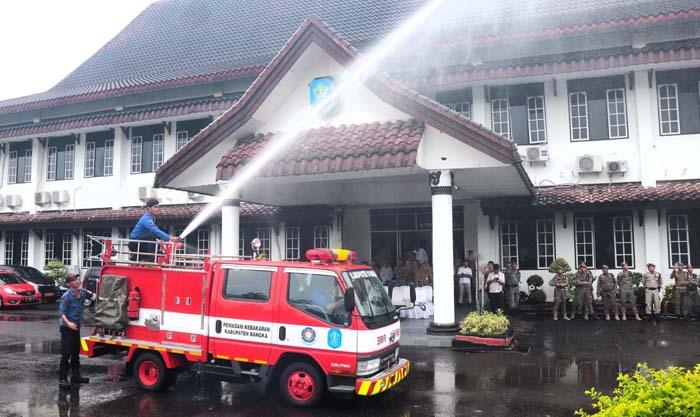 Satu Mobil Damkar Bantuan Hibah Jepang 2024 Diterima Kabupaten Bangka