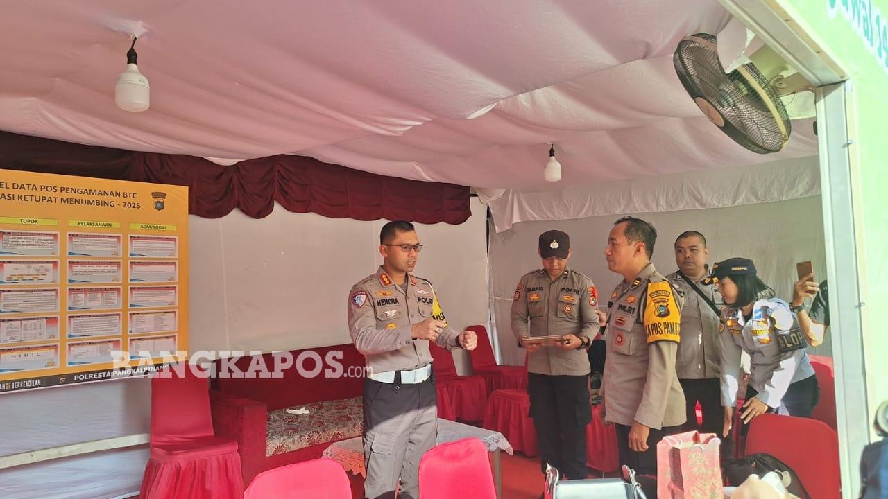Polda Babel dan Jajaran Berikan Rasa Aman Jelang Idul Fitri 2025, Dirikan Pos Pengamanan