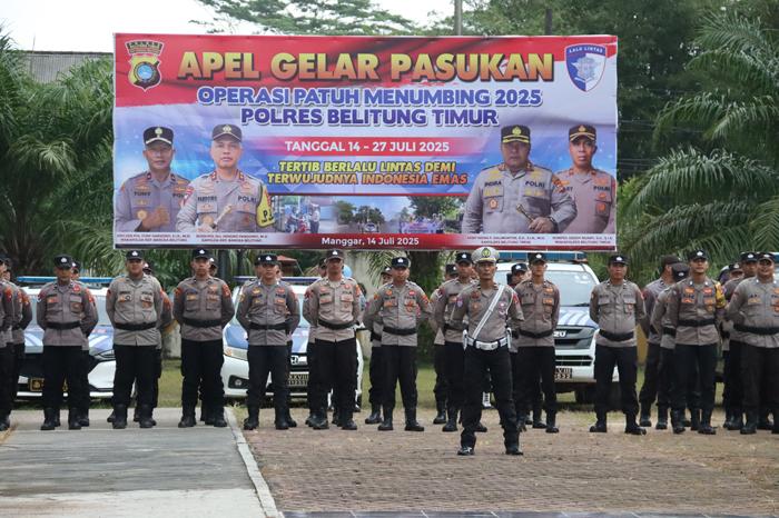 Operasi Patuh Menumbing 2025 Mulai Digelar di Belitung Timur, Berikut 7 Sasaran Penindakan