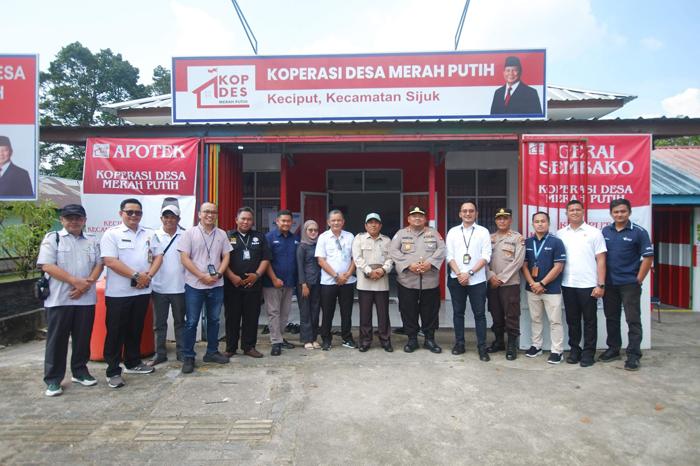 Kapolres Belitung Siap Dukung Koperasi Desa Merah Putih Desa Keciput, Contoh Sukses Bagi Desa Lain