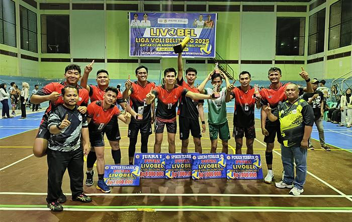 ASV Regency Rebut Gelar Juara Livobel 2025, Berkah Perjuangan Bawa Nama Baru di Dunia Voli Belitung