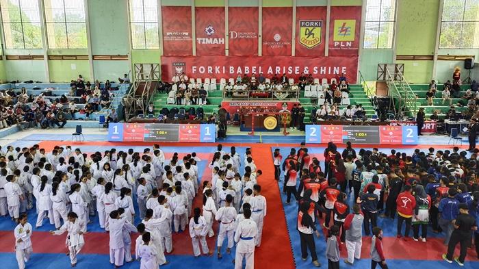Forki Babel Gelar Kejurda Karate di Belitung Berkualitas Internasional