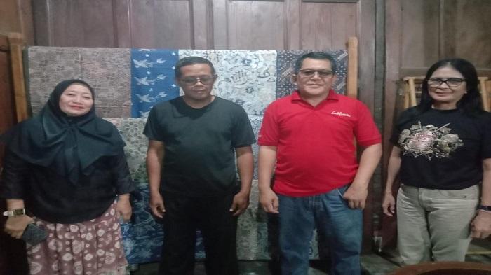 Belajar ke Yogyakarta, Perajin Batik Kater Beltim Bawa Pulang Ilmu Produksi hingga Pemasaran - Posbelitung.co