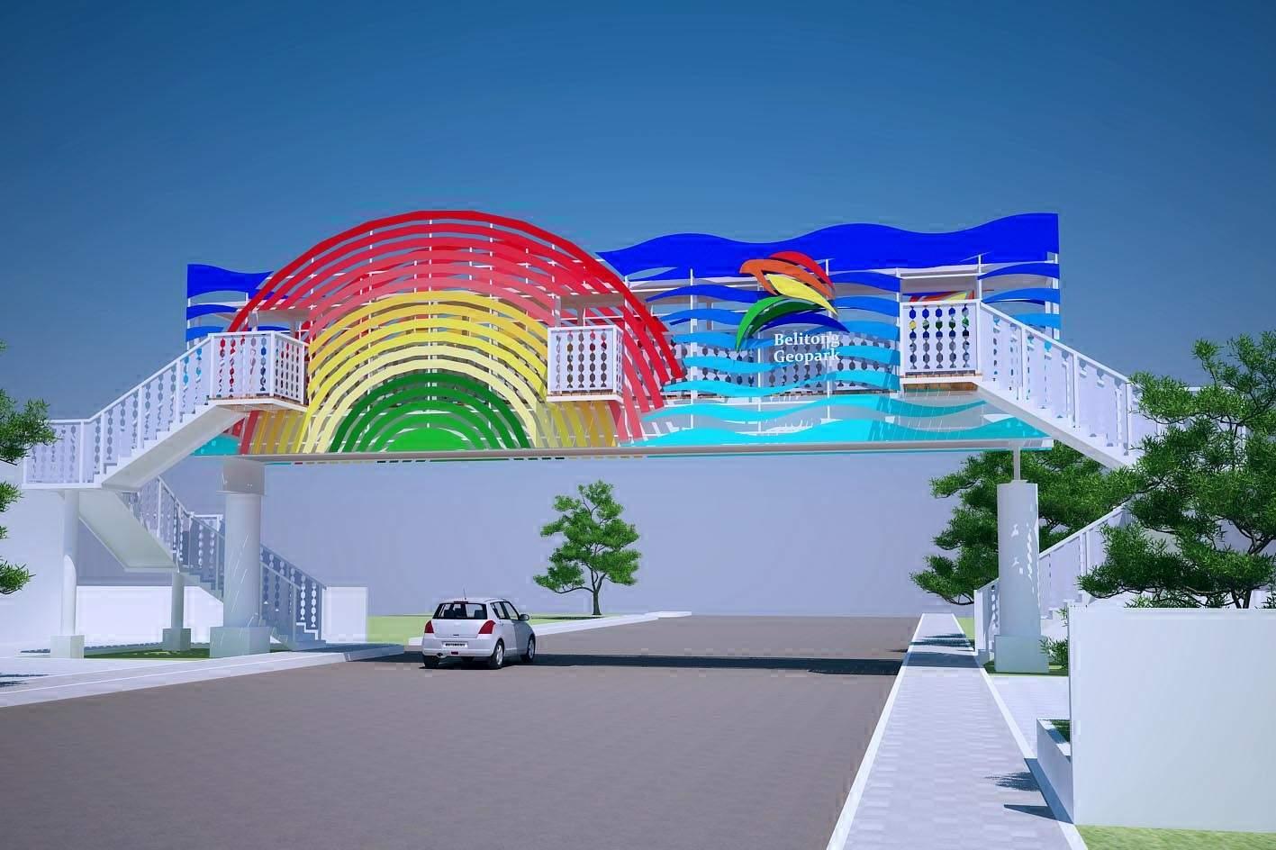 Dinas PUPR Kabupaten Belitung Lelang Pembangunan JPO, Jadi Ikon dan Spot Foto