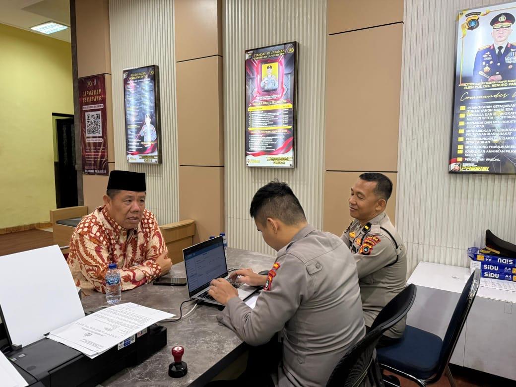 Gubernur Hidayat Arsani Laporkan Soehadi Hasan ke Polda Babel