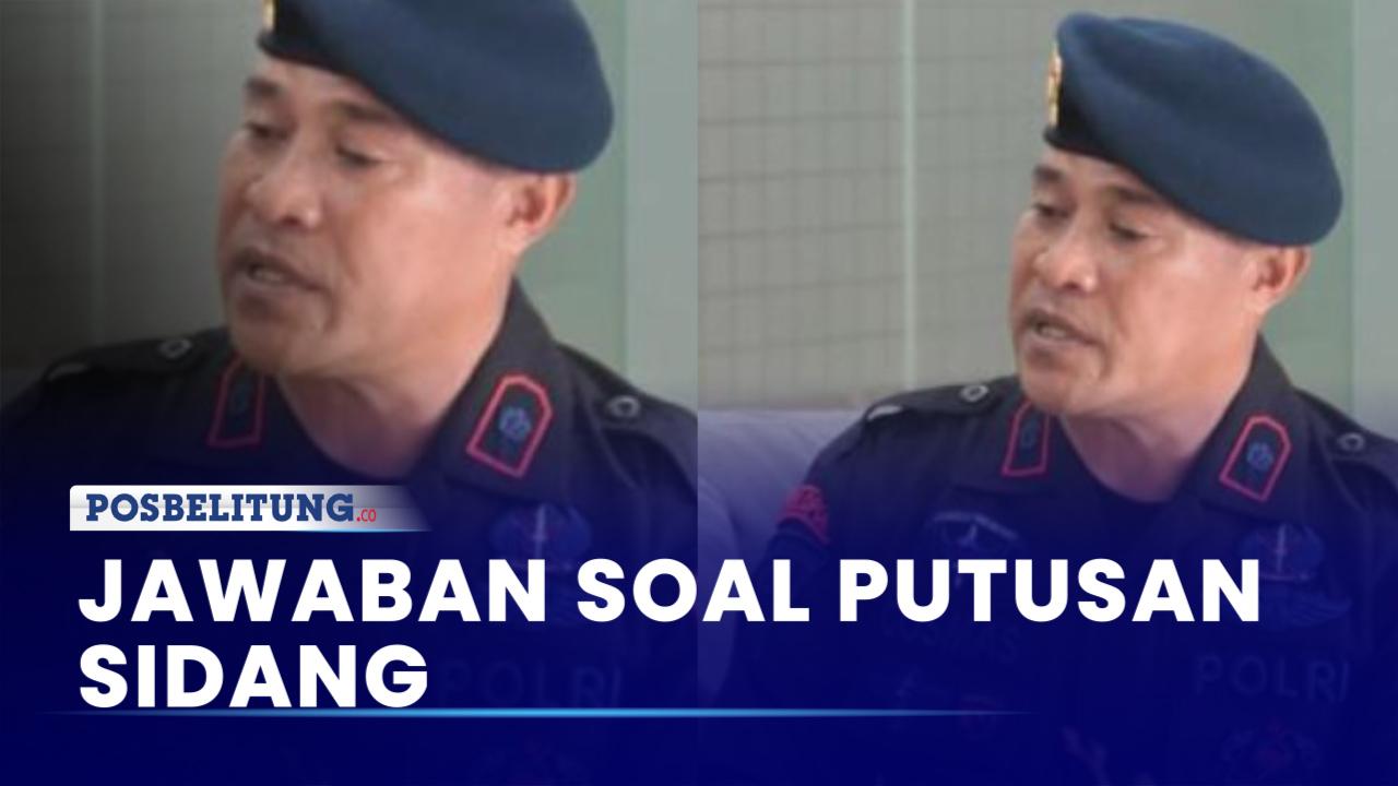 Jawaban Kompol Cosmas Anggota Brimob Soal Putusan Sidang Dipecat dari Polri, Rencana Banding ?