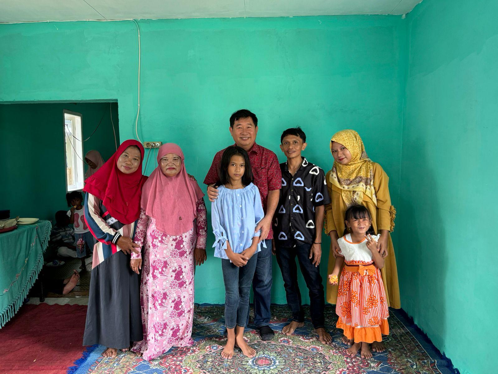 Syukuran Rumah Baru, Keluarga Eks Korban Kebakaran Terharu atas Kebaikan Kamarudin Muten