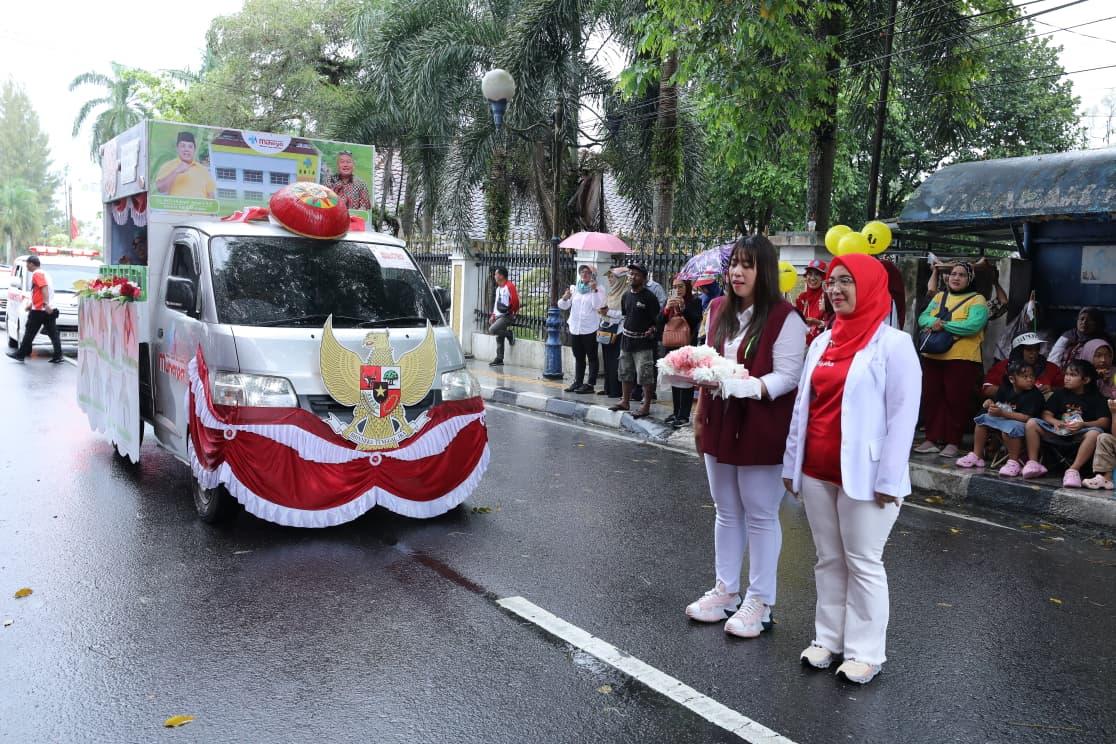 Ikut Karnaval, RSIA Muhaya Ingin Wujudkan Komitmen Layanan Kesehatan Ibu dan Anak