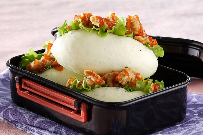 Bakpao Ayam Renyah Tampilannya Mirip Sandwich, Enaknya Jadi Menu Spesial Besok