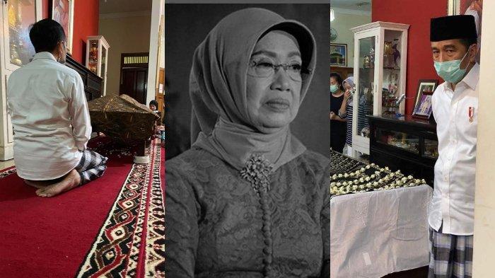Potret Pilu Jokowi Setia Berada di Dekat Almarhum Sujiatmi Notomiharjo, Raut Sendu dan Mata Sembab
