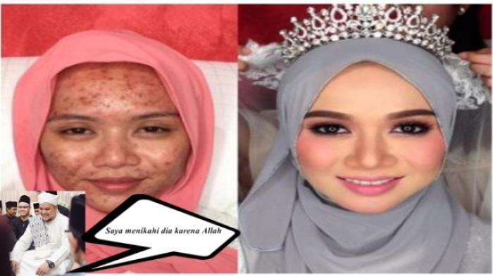 Jawaban Suami Ini Sangat Mengharukan Saat Istrinya Dihina Jelek dan Telihat Cantik Karena Make Up