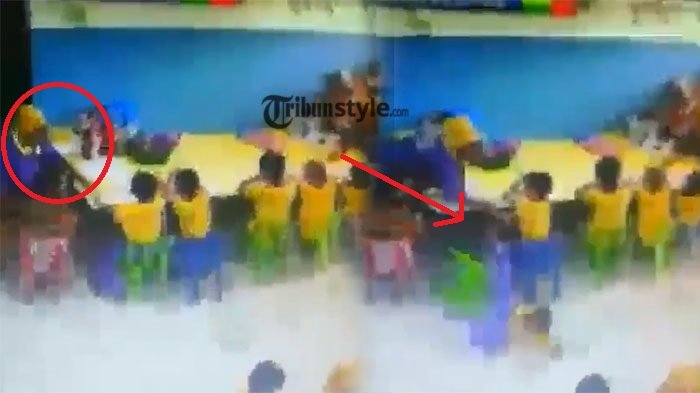 Viral! Video Oknum Guru TK Tampar Muridnya Hingga Terjatuh, Ini Fakta Sebenarnya