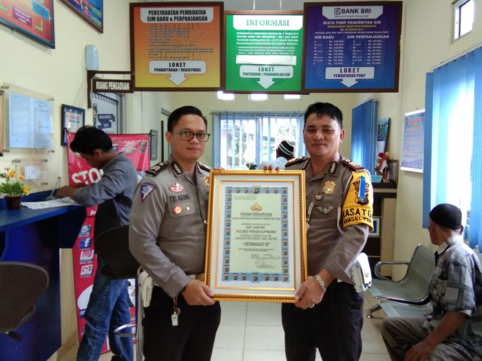 Satlantas Pangkalpinang Raih Penghargaan dari Polda Babel