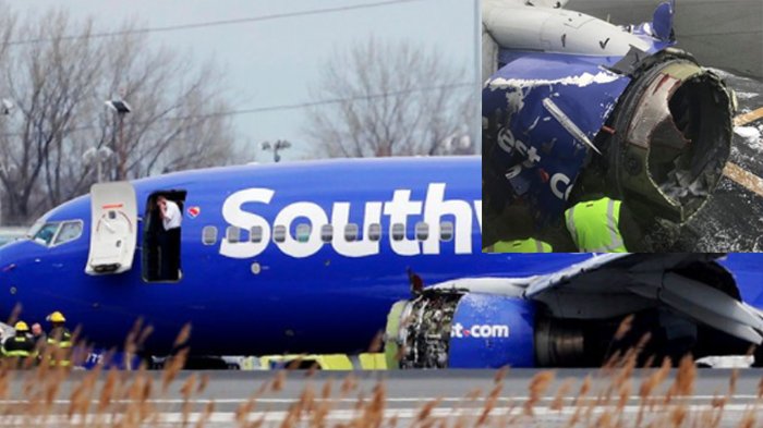 Mesin Pesawat Southwest Tiba-tiba Meledak di Udara, Pilot Bilang Begini Kepada Petugas Bandara