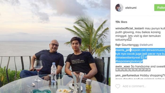 Ternyata Pria Berkepala Pelontos Ini Pacar Maia Estianty