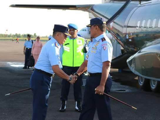 Pangkoopsau Satu Kunjungi Lanud H.AS Hanandjoeddin