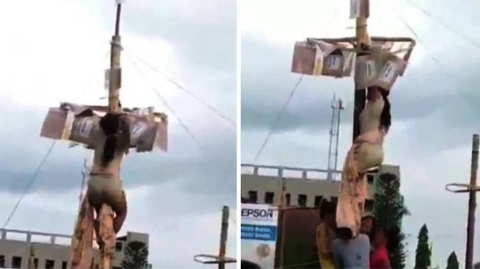 Serunya Emak-emak Ikut Panjat Pinang Layaknya Pria, Simak Videonya!