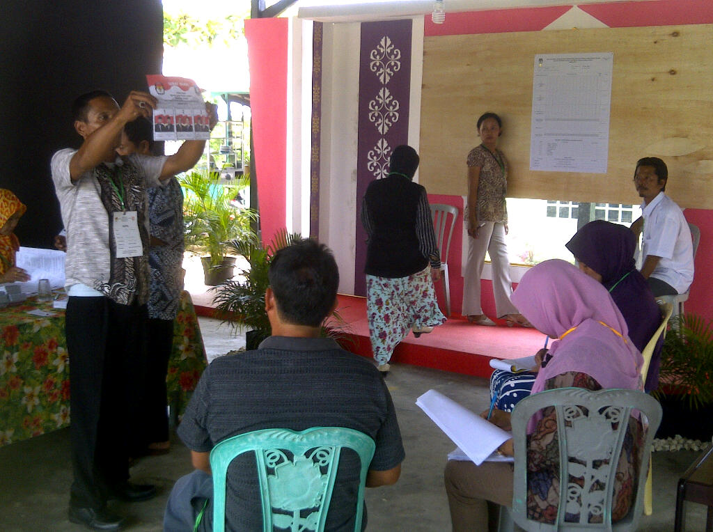 Sementara, Parhan Ali Unggul di TPS 2 Sungai Baru