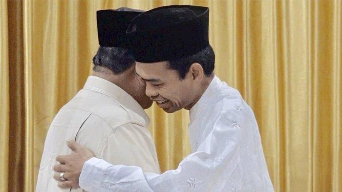 Begini Dialog Ustadz Abdul Somad dengan Prabowo, Simak Video Lengkapnya