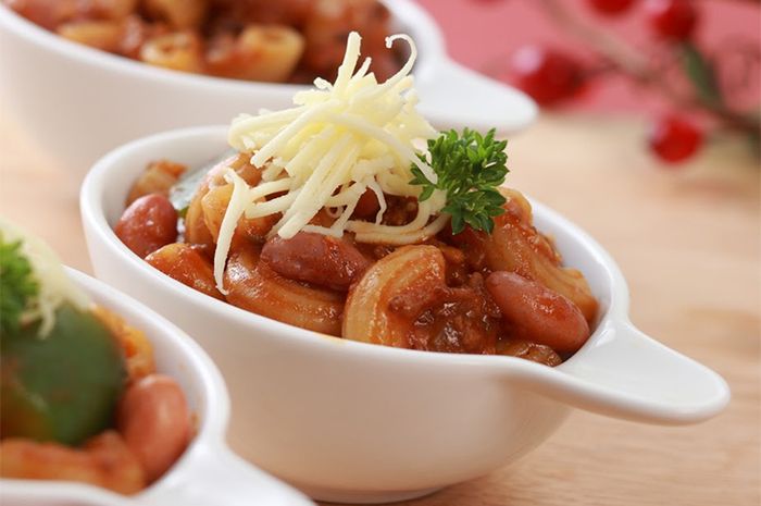 Red Bean Cheesy Macaroni, Menu Sarapan Ala Hotel Bintang 5 yang Bisa Kita Buat Sendiri