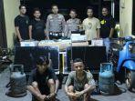 Dua Pemuda di Belinyu Mencuri di 8 TKP, Polisi Amankan Barang Bukti Motor hingga Laptop