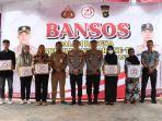 Peringati HUT Ke-78 Bhayangkara, Polresta Pangkalpinang Sebar Paket Bahan Pokok