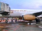 Hujan Lebat Penyebab Pesawat Super Air Jet Jakarta Pangkalpinang Gagal Landing