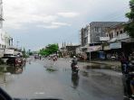 Diguyur Hujan 2 Jam, Sejumlah Wilayah di Pangkalpinang Tergenang Air