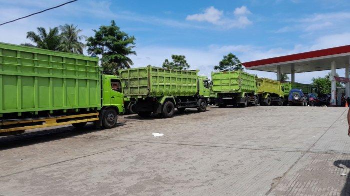 Antrean Truk Isi Solar Subsidi di Bengkulu Mengular, Sopir: Sebelum Dilarang