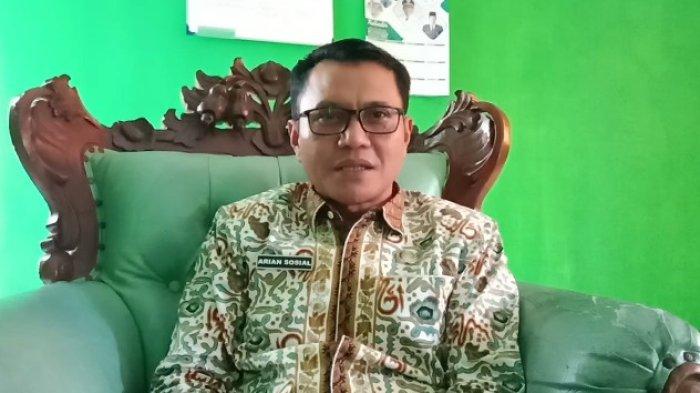 Kepala Dinas Pertanian Kabupaten Seluma Arian Sosial menjelaskan merosotnya produksi gabah petani akibat fenomena El Nino yang mencapai 1000 ton