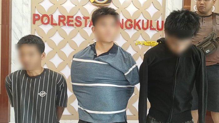 Tampang 3 Pelaku Begal Viral di Jalan Korpri Bengkulu, Tabrak dan Tikam Korban Pakai Sajam
