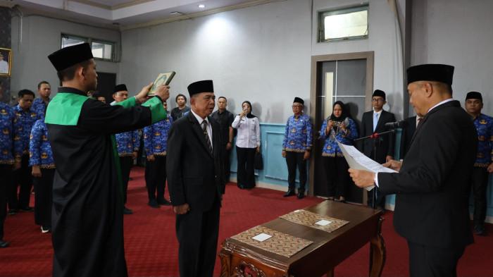 Bupati Bengkulu Tengah Lantik Kadis Dukcapil Ayatul Mukhtadin Jadi Pj Sekda