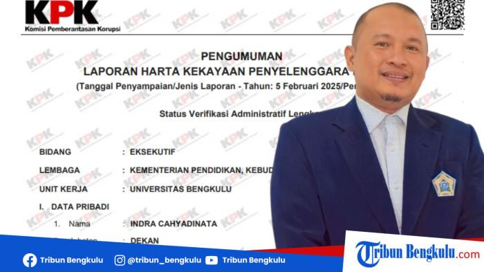 REKTOR UNIB - Kolase Indra Cahyadinata dan LHKPN KPK.