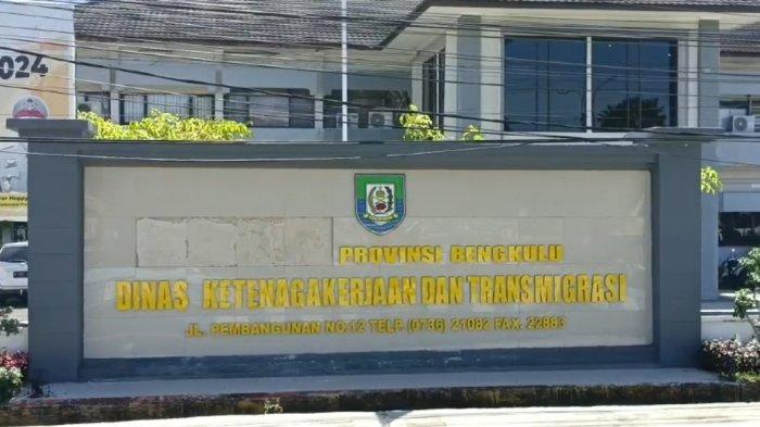 Kantor Dinas Ketenagakerjaan dan transmigrasi (Disnakertrans) Provinsi Bengkulu