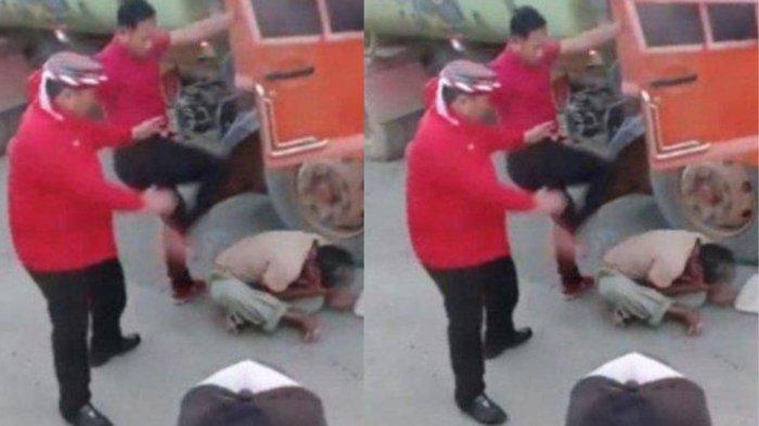 Nasib Sopir Truk yang Dianiaya Ajudan Bupati Kutai Barat, Tampak Meringis Kesakitan di Jalan