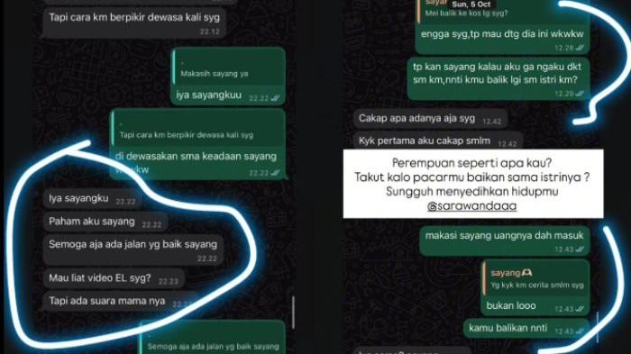 Lanjutan isi chat SWN dengan suami Suci Feblika Silaban